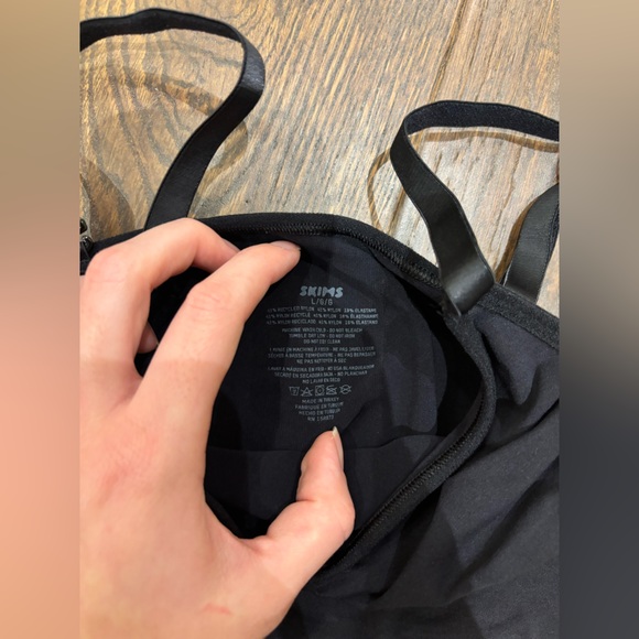 SKIMS Seamless Sculpt Slip Dress in Onyx Women’s Size Large - Picture 6 of 7